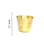 Brass Thali Set For Laddu Gopal - Image 3
