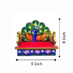 Printed Sinhasan ( Peacock ) - Image 4