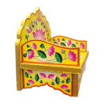 Wooden Printed Sinhasan - Image 9