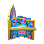 Wooden Printed Sinhasan - Image 8