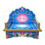 Wooden Printed Sinhasan - Image 4