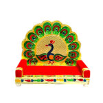 Meenakari Mor Sinhasan