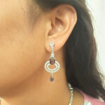 Silver Plated AD Necklace Set - Image 9