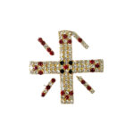 Diamond Look AD Stone Chopad