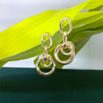 Gold Finish High Quality Western Earrings