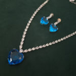 AD Heart Shape Necklace Set - Image 7