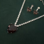 AD Heart Shape Necklace Set - Image 6