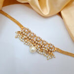 Traditional Gold Plated Kundan & Pearl Bajuband