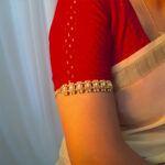Stone Studded Gold Plated Bajuband - Image 3