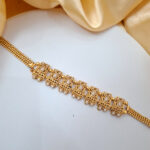Stone Studded Gold Plated Bajuband