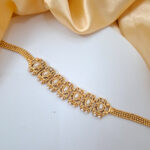 Oval Kundan Pearl Bajuband