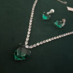 AD Heart Shape Necklace Set - Image 5