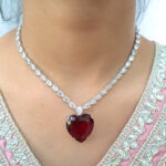 AD Heart Shape Necklace Set