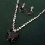 AD Heart Shape Necklace Set - Image 2