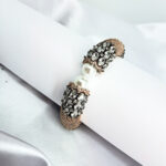 Rajwada Pearl Kada Bracelet - Image 4