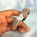 Rajwada Pearl Kada Bracelet - Image 3