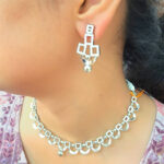 AD Silver Elegance Chokar Set - Image 6
