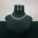 AD Silver Elegance Chokar Set - Image 3