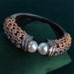 Rajwada Pearl Kada Bracelet
