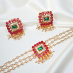 Royal Emerald Radiance Moti Choker