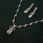 Crystal Bow Elegance Necklace