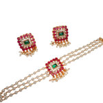 Royal Emerald Radiance Moti Choker - Image 6
