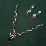 Crystal Bow Elegance Necklace - Image 3