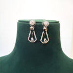 AD Dull Finish Silver Choker Necklace - Image 5