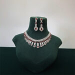 AD Ruby Necklace Set - Image 4
