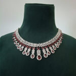 AD Ruby Necklace Set - Image 3