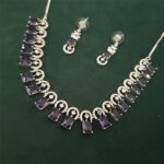 Purple Majesty AD Necklace