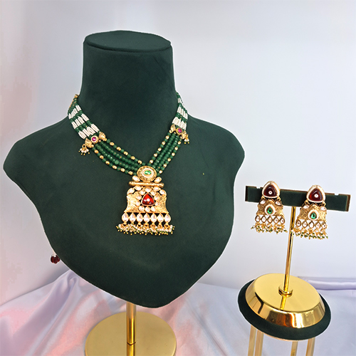 9 Royal Mughal Charm Necklace Set - Image 1