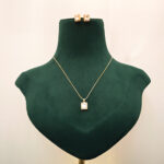 Aura Square Halo Pendent Set - Image 8