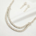 Double-Row Tennis Necklace Set - Image 5