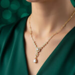 The Regal Cascade Golden Choker Set - Image 3