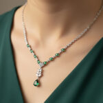Regal Cascade Necklace Set - Image 3