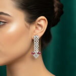 Aura Blossom Silver Choker Necklace - Image 4