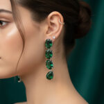 Big Crystal Stoned Regency Cascade Choker Set - Image 3