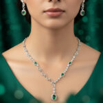 The Azure Royal Silver Choker Set - Image 3