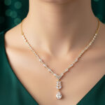 Regal Cascade Necklace Set - Image 2