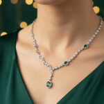 The Azure Royal Silver Choker Set