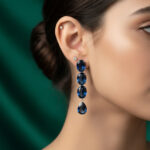 Big Crystal Stoned Regency Cascade Choker Set - Image 10