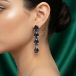 Big Crystal Stoned Regency Cascade Choker Set - Image 7