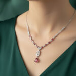 Regal Cascade Necklace Set - Image 6