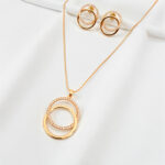 Interlocking Circles Pendant Set - Image 5