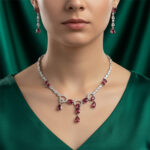 The Serpentine Drop Necklace Set - Image 11