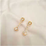 Timeless Cascade Necklace Golden Choker Set - Image 7