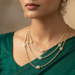 The Cascade Layered Silver Mid-Length Choker Set - Image 2