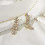 Ethereal Radiance Golden Choker Necklace Set - Image 6