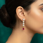 The Regal Dewdrop Golden Choker Necklace - Image 4